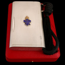 Load image into Gallery viewer, Queen Victoria Royal Presentation Russian Style Silver Cigarette Case, 1895
