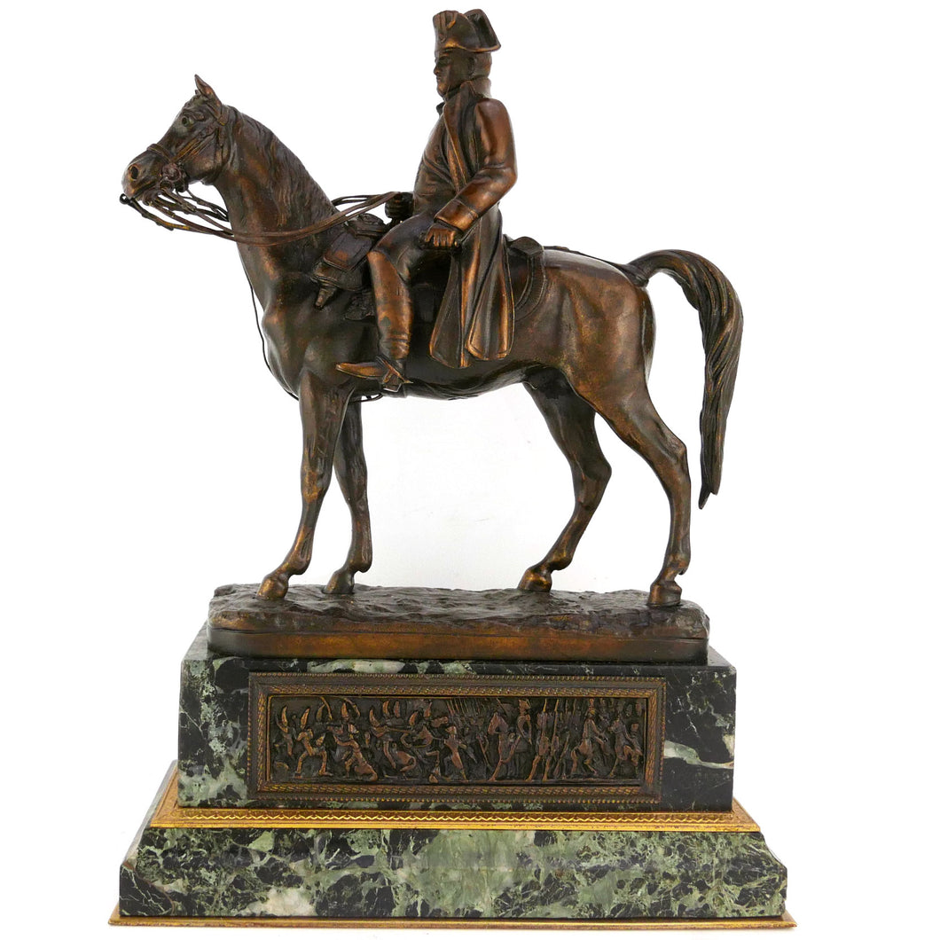 A Second Empire Equestrian Bronze of L’Empereur Napoleon I, 1870