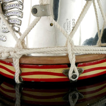 Load image into Gallery viewer, Prince of Wales's Volunteers - A George V Presentation Model of a Regimental Side Drum, 1925