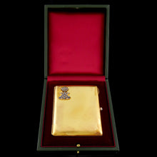 Load image into Gallery viewer, King Alfonso XIII of Spain Presentation Gold Cigarette Case, 1907