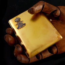 Load image into Gallery viewer, King Alfonso XIII of Spain Presentation Gold Cigarette Case, 1907