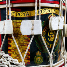 Load image into Gallery viewer, The Royal Scots (The Royal Regiment) Presentation Drum, 1980
