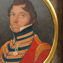 Load image into Gallery viewer, Peninsula and Waterloo - Portrait Miniature an Officer of the 51st Foot, 1815
