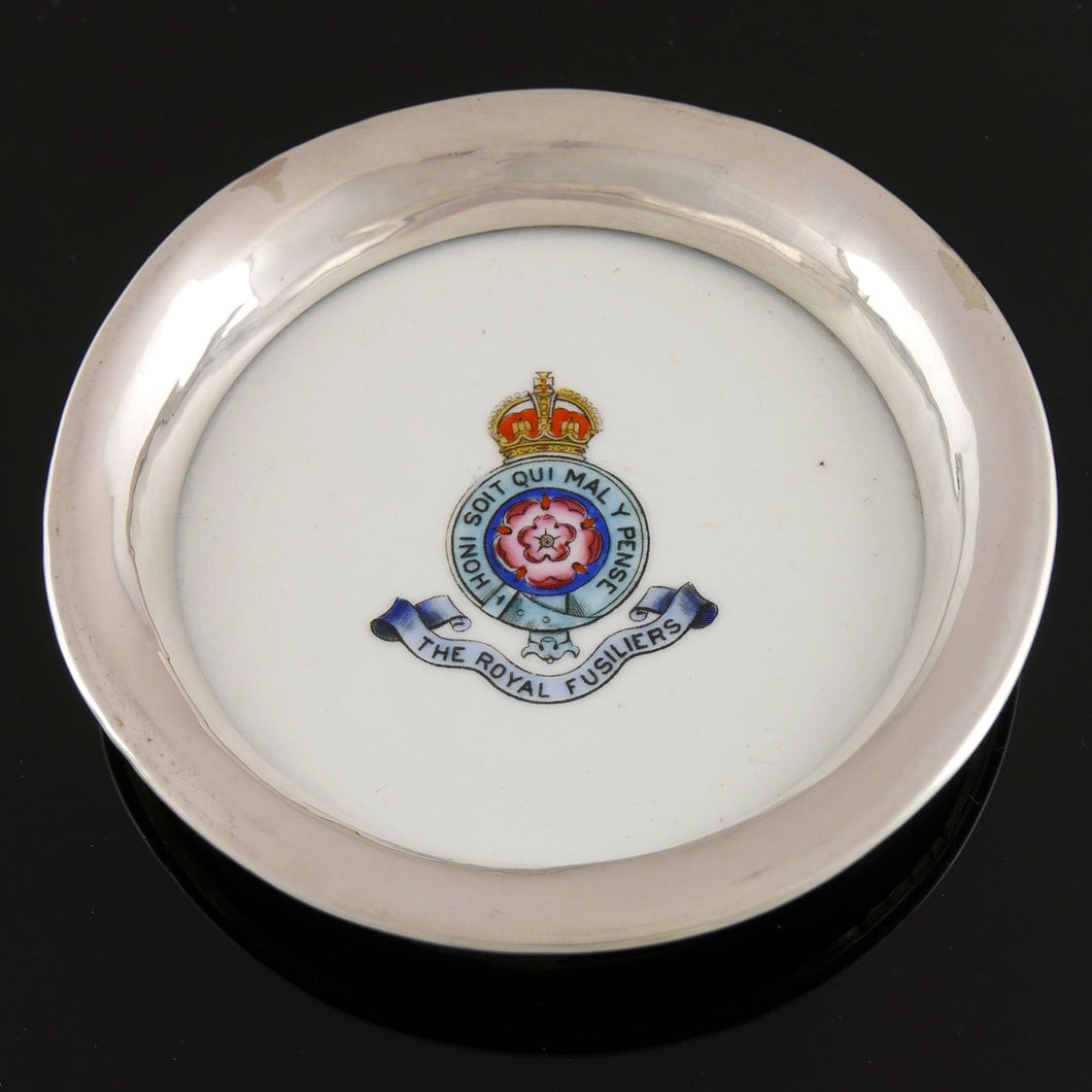 The Royal Fusiliers - Edwardian Pin Dish, circa 1910