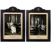 Load image into Gallery viewer, Pair of Royal Presentation Portrait Photographs of Queen Elizabeth II and Prince Philip, 1975
