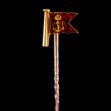 Load image into Gallery viewer, Royal Victoria Yacht Club Commodore’s Burgee Stickpin