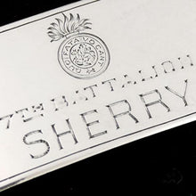 Load image into Gallery viewer, Royal Northumberland Fusiliers - A George V Sherry Wine Label, 1936