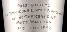 Load image into Gallery viewer, Battle of Britain Station Commander’s Presentation Cocktail Pitcher, 1952
