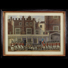 Load image into Gallery viewer, Engraving - Guard-Mounting, St. James' Palace, 1790