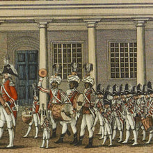 Load image into Gallery viewer, Engraving - Guard-Mounting, St. James' Palace, 1790