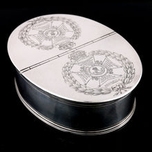 Load image into Gallery viewer, Rifle Brigade - Regimental Presentation Table snuff Box, 1856