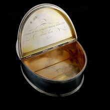 Load image into Gallery viewer, Rifle Brigade - Regimental Presentation Table snuff Box, 1856