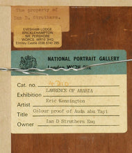 Load image into Gallery viewer, Lawrence of Arabia - Portrait of Auda Abu Tayi, 1926
