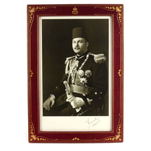 Load image into Gallery viewer, King Farouk I of Egypt Royal Presentation Portrait, 1950
