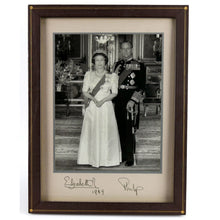 Load image into Gallery viewer, Royal Presentation Portrait of Queen Elizabeth and The Duke of Edinburgh, 1989