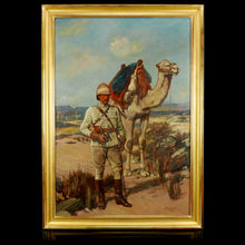 Load image into Gallery viewer, Egypt and Sudan Campaigns - Portrait of a British Officer and Camel, 1883
