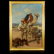 Load image into Gallery viewer, Egypt and Sudan Campaigns - Portrait of a British Officer and Camel, 1883