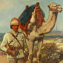Load image into Gallery viewer, Egypt and Sudan Campaigns - Portrait of a British Officer and Camel, 1883
