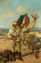 Load image into Gallery viewer, Egypt and Sudan Campaigns - Portrait of a British Officer and Camel, 1883