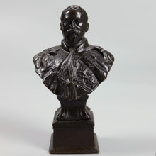 Load image into Gallery viewer, Small Bronze Bust of King Edward VII by Sydney March, 1901
