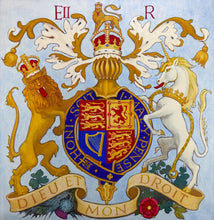 Load image into Gallery viewer, An Elizabeth II Coronation Royal Coat of Arms, 1953

