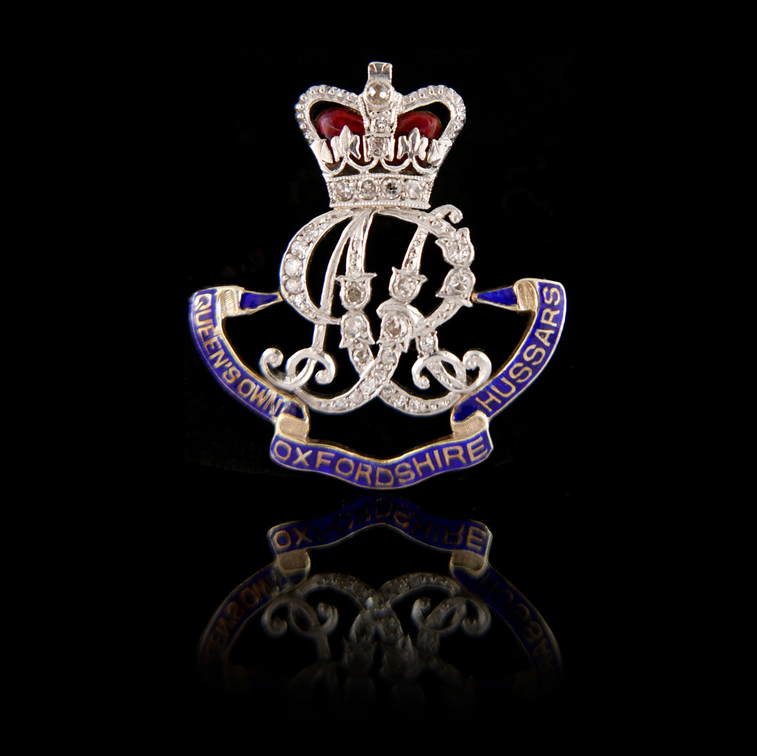 Queen’s Own Oxfordshire Hussars Brooch