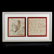 Load image into Gallery viewer, Waterloo - An Autograph Letter and Wellington Caricature, 1815
