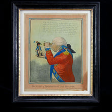 Load image into Gallery viewer, George III and Napoleon I - ‘The King of Brobdingnag and Gulliver’, 1803
