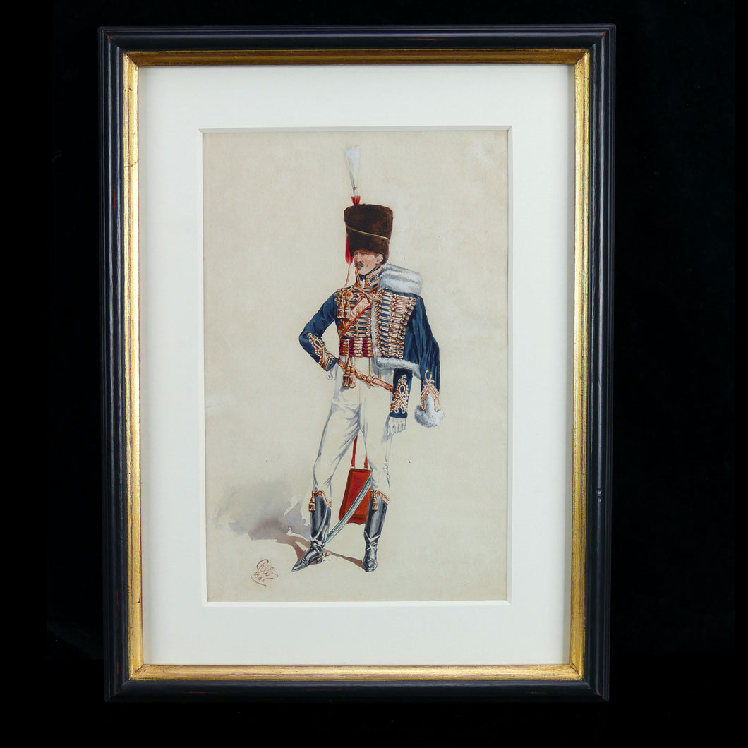 An Victorian Study of an Officer of the 7th Queen’s Own Hussars (1815), 1886