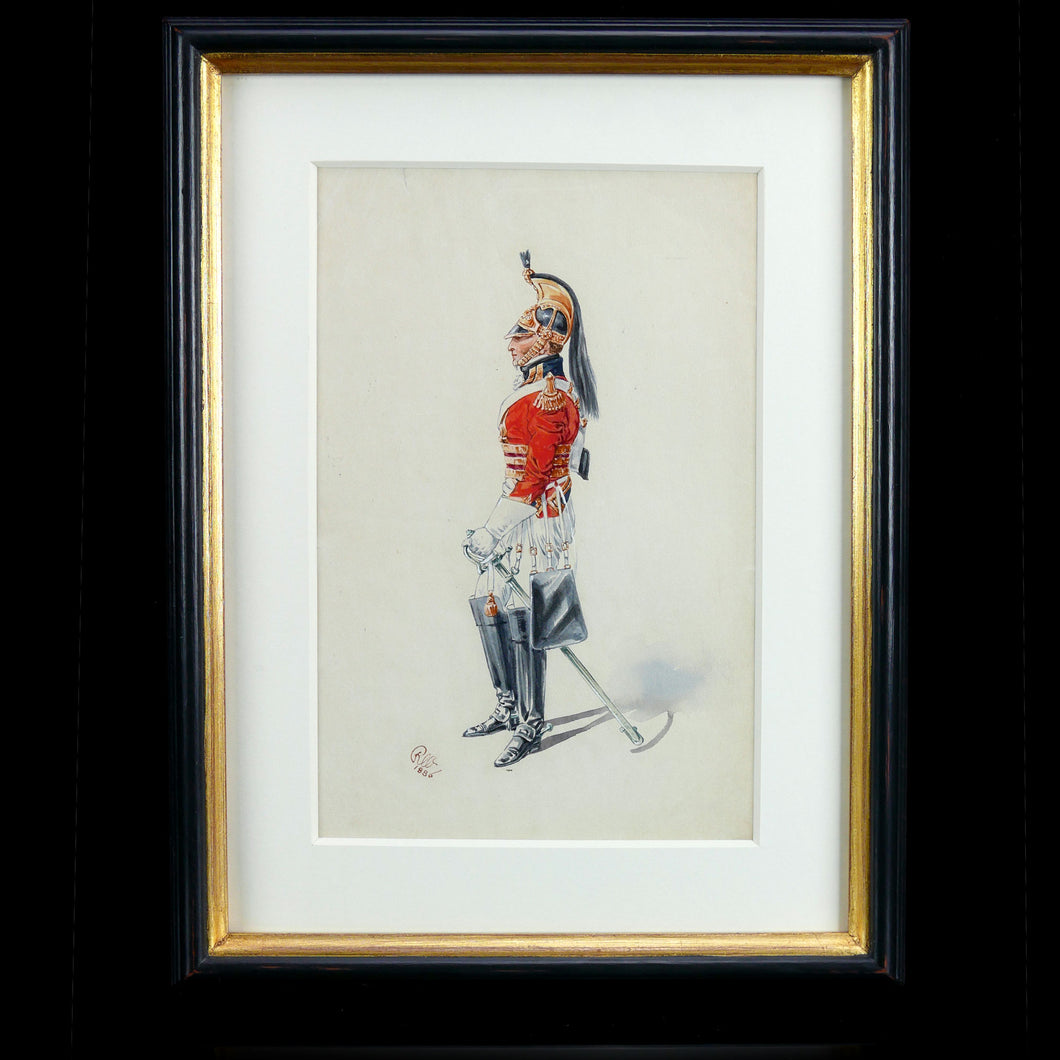 An Victorian Study of an Officer of the 1st (King’s) Dragoon Guards (1815), 1886