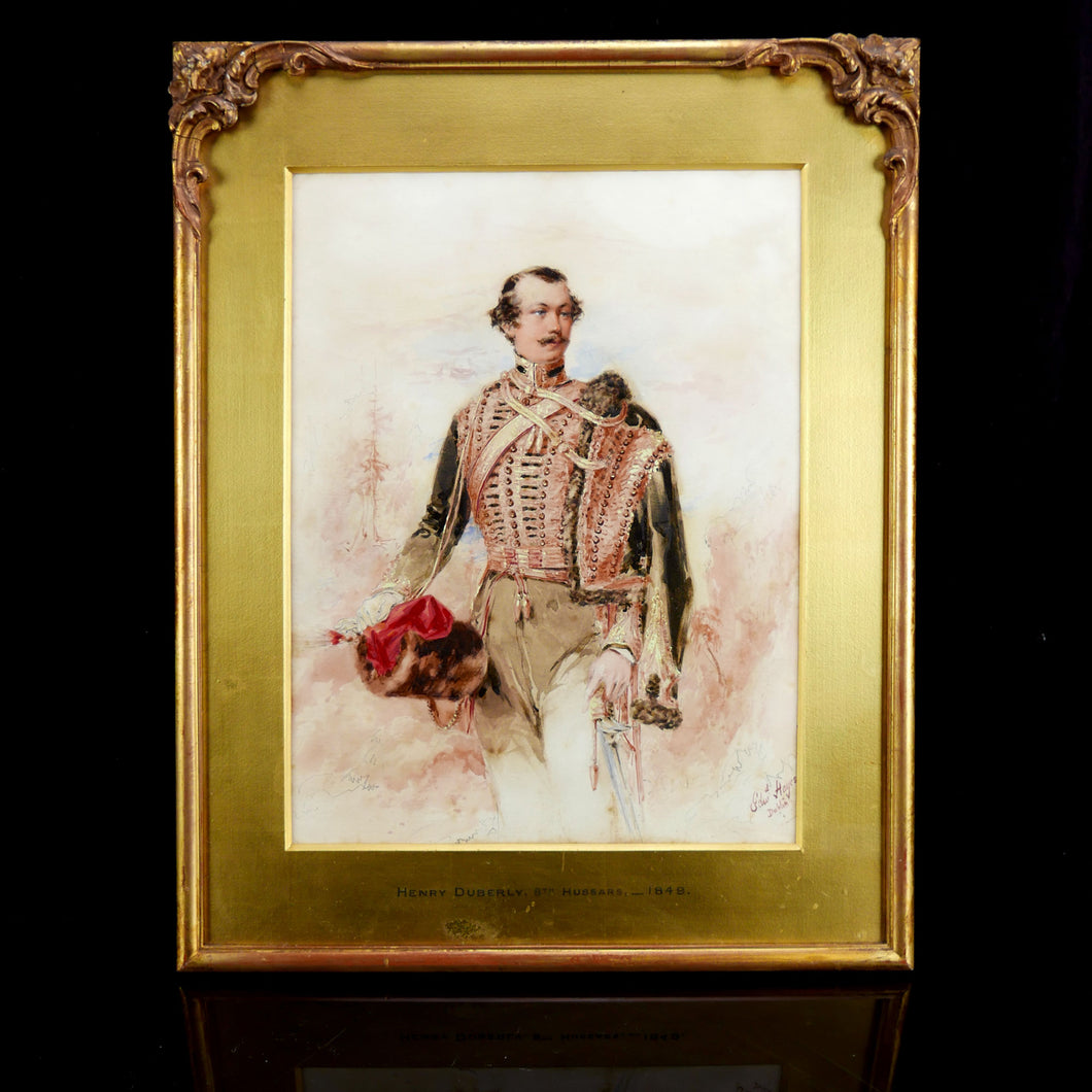 Portrait of Lieutenant Henry Duberly, 8th King’s Royal Irish Hussars, 1849