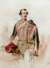 Load image into Gallery viewer, Portrait of Lieutenant Henry Duberly, 8th King’s Royal Irish Hussars, 1849
