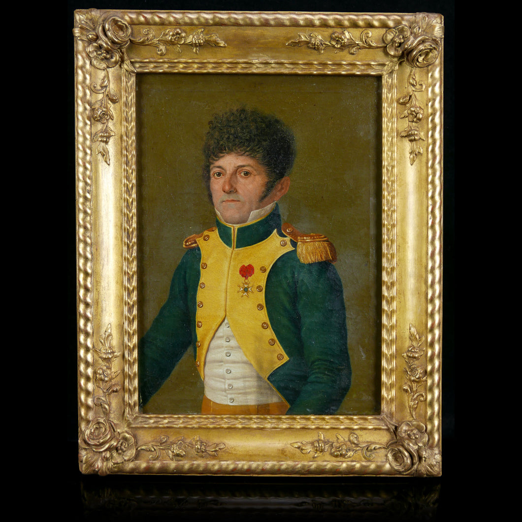 Portrait of Lieutenant Soyard d’Herouville, 20e Regiment de Dragons, 1790