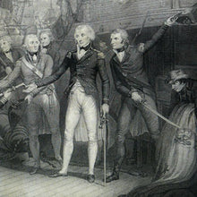 Load image into Gallery viewer, Engraving - Nelson Receiving the Surrender of the San Josef , 1797
