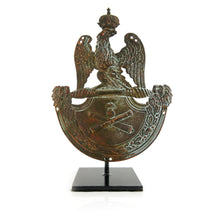 Load image into Gallery viewer, Napoleonic Foot Artillery Shako Plate, Premier Empire, 1812-15
