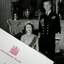 Load image into Gallery viewer, Signed Royal Presentation Portrait of Elizabeth II and the Duke of Edinburgh, 1954
