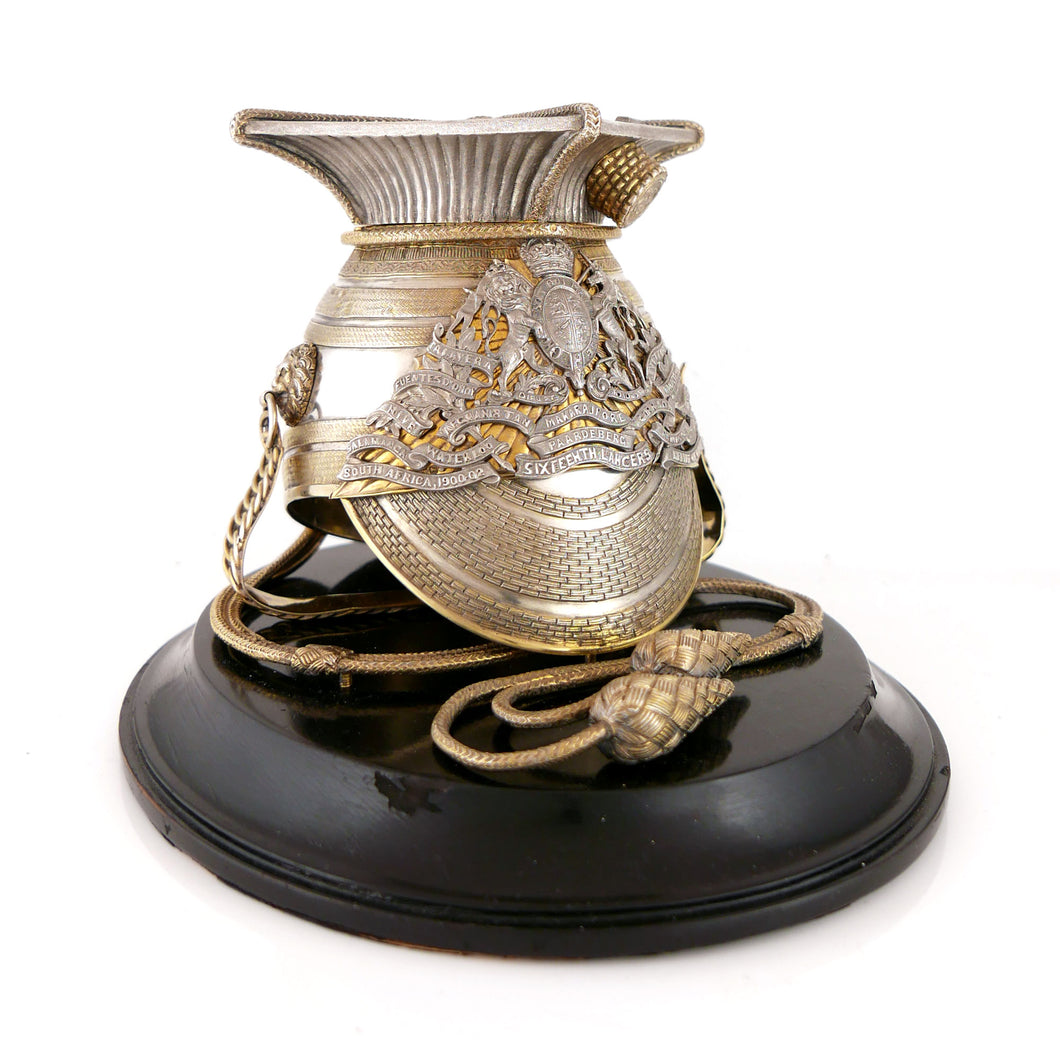 The 16th (Queen’s) Lancers - Silver Gilt Czapka Inkstand, 1876