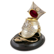 Load image into Gallery viewer, The 16th (Queen’s) Lancers - Silver Gilt Czapka Inkstand, 1876
