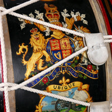 Load image into Gallery viewer, Queen Elizabeth II Royal Artillery Band Bass Drum, 1955