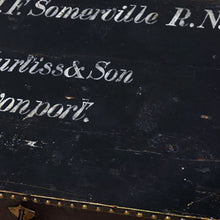 Load image into Gallery viewer, Captain Somerville RN Sea Chest, 1925