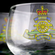 Load image into Gallery viewer, Royal Artillery BAOR - Cold War Period Roemer Wine Glasses, 1980
