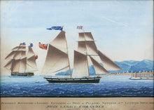 Load image into Gallery viewer, The Schooner Sovereign Entering Palermo - Sicilian School, 1832