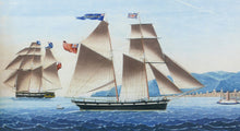 Load image into Gallery viewer, The Schooner Sovereign Entering Palermo - Sicilian School, 1832