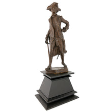 Load image into Gallery viewer, A Bronze figure of General James Wolfe, signed and dated ‘V. March 1912’