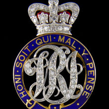 Load image into Gallery viewer, Queen Victoria Empress of India Cypher Brooch, 1897