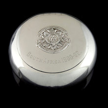 Load image into Gallery viewer, Bedfordshire Regiment Silver Presentation Tobacco Box, 1899