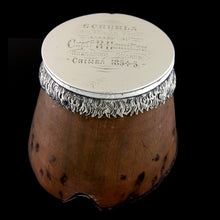 Load image into Gallery viewer, Crimean War Brigade of Guards Mounted Hoof Desk Weight, 1874