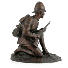 Load image into Gallery viewer, Boer War Bronze Infantryman, 1899