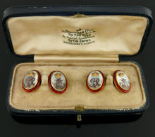 Load image into Gallery viewer, George V and Queen Mary Royal Presentation Cufflinks