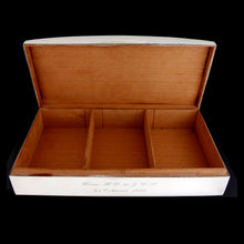 Load image into Gallery viewer, The Inniskilling Dragoons - A George VI Officer’s Silver Pouch Flap Box, 1936